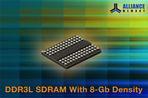 Pamięć CMOS DDR3L SDRAM 8 Gb w obudowie FBGA o wymiarach 13,2 x 9 mm