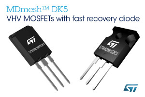 Wysokonapięciowe MOSFETy o napięciach przebicia 950...1050 V z szybką diodą regeneracyjną