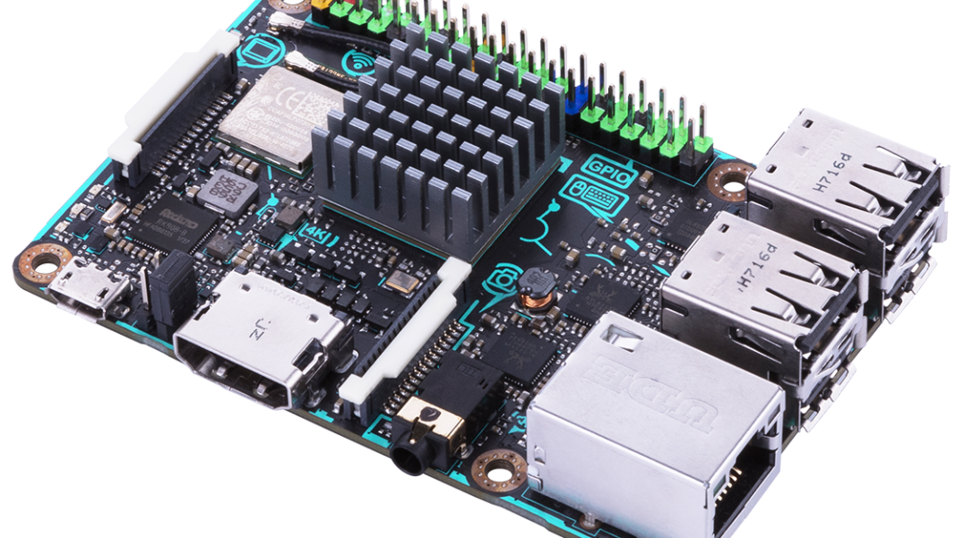 Komputer jednopłytkowy z 16 GB pamięci eMMC i obsługą HDMI CEC