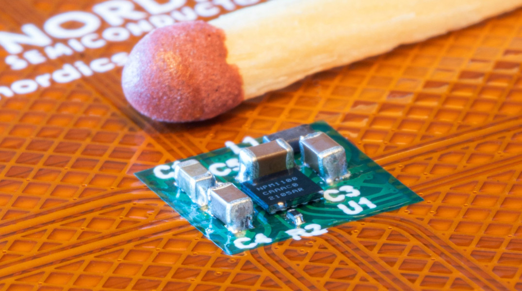 Układ zarządzania zasilaniem o wymiarach 2,075 x 2,075 mm do urządzeń z akumulatorami Li-ion/Li-Po