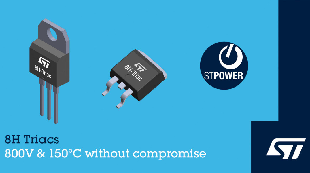 Triaki o napięciu znamionowym 800 V i dopuszczalnej temperaturze pracy +150°C