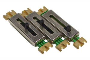 Subminiaturowe potencjometry suwakowe 500 Ω...50 kΩ o powierzchni montażowej 23,5 x 5,0 mm