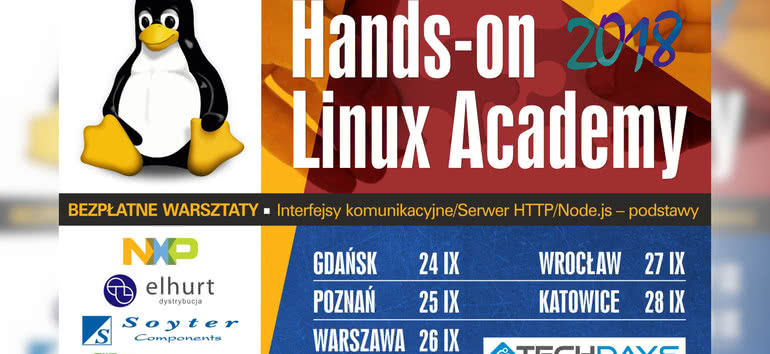 Już we wrześniu warsztaty "Hands-on Linux Academy 2018" 
