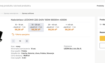 Lampy LED, świetlówki, promienniki podczerwieni i UV - oferta MerXu