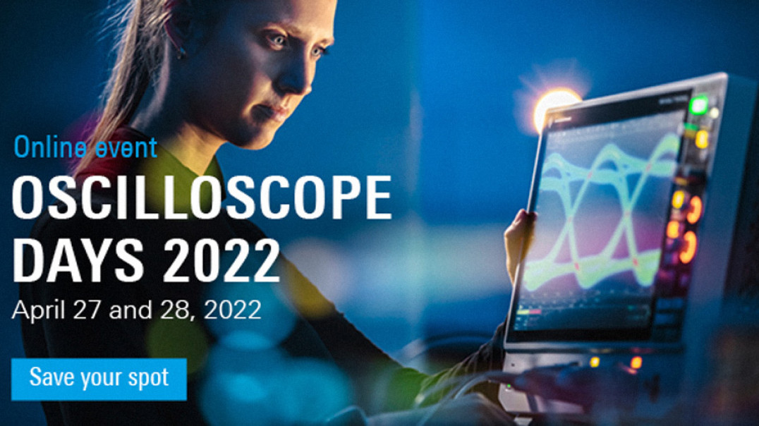 Powraca wydarzenie online - Rohde & Schwarz Oscilloscope Days