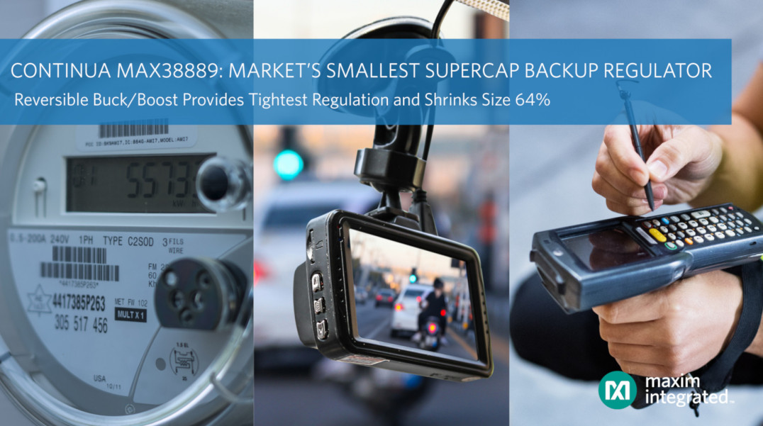 Dwukierunkowy regulator napięcia 2,5-5,5 V do systemów zasilania awaryjnego z superkondensatorami