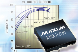 Impulsowy regulator napięcia o powierzchni 2 x 2mm i wydajności prądowej 4A