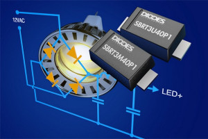 Dioda prostownicza 40 V/3 A do lamp LED typu MR16