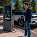 Wyświetlacze w ładowarkach samochodów elektrycznych 