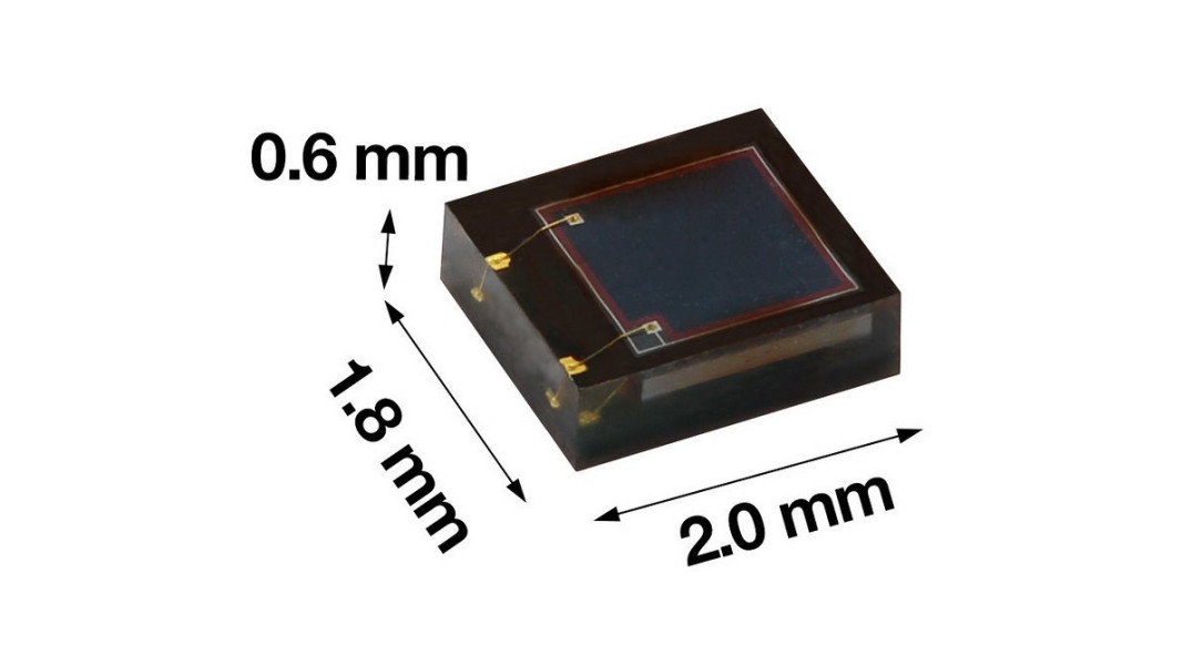Szybka fotodioda PIN o dużej czułości w obudowie SMD o wymiarach 2,0 x 1,8 x 0,6 mm