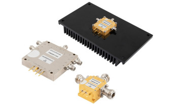 Przełączniki mikrofalowe dużej mocy na pasmo do 18 GHz z diodami GaN PIN