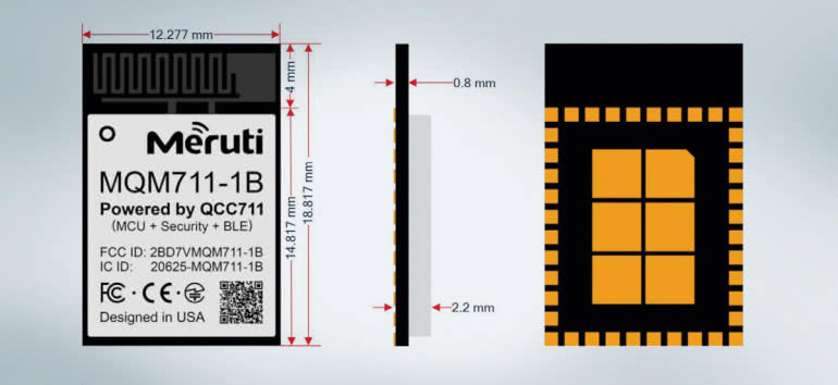 Qualcomm QCC711 - trzyrdzeniowy SoC BLE ultraniskiej mocy 