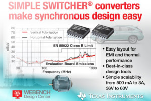 Łatwe w implementacji regulatory DC-DC Simple Switcher o szerokim zakresie napięć wyjściowych