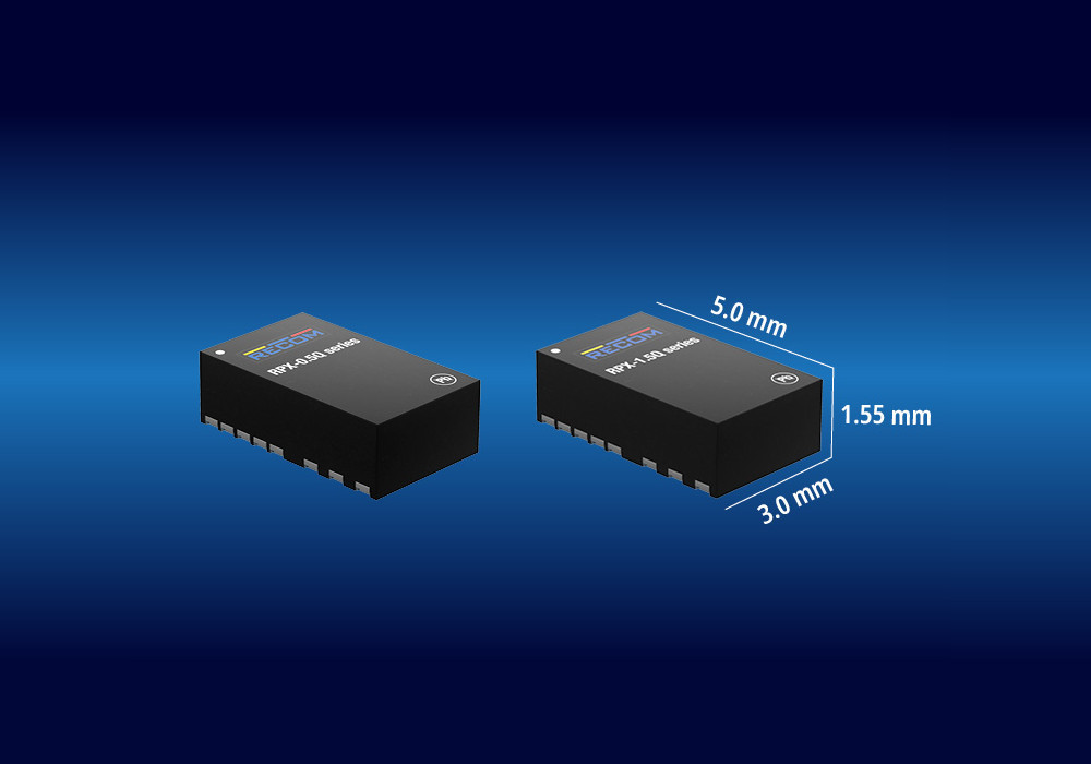 Konwertery DC-DC serii RPX firmy Recom w nowych wariantach z kwalifikacją AEC-Q100 Grade 1