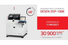 Automatyczna drukarka pasty lutowniczej DESEN DSP-1008 w cenie 30 900 Euro netto