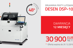Automatyczna drukarka pasty lutowniczej DESEN DSP-1008 w cenie 30 900 Euro netto 