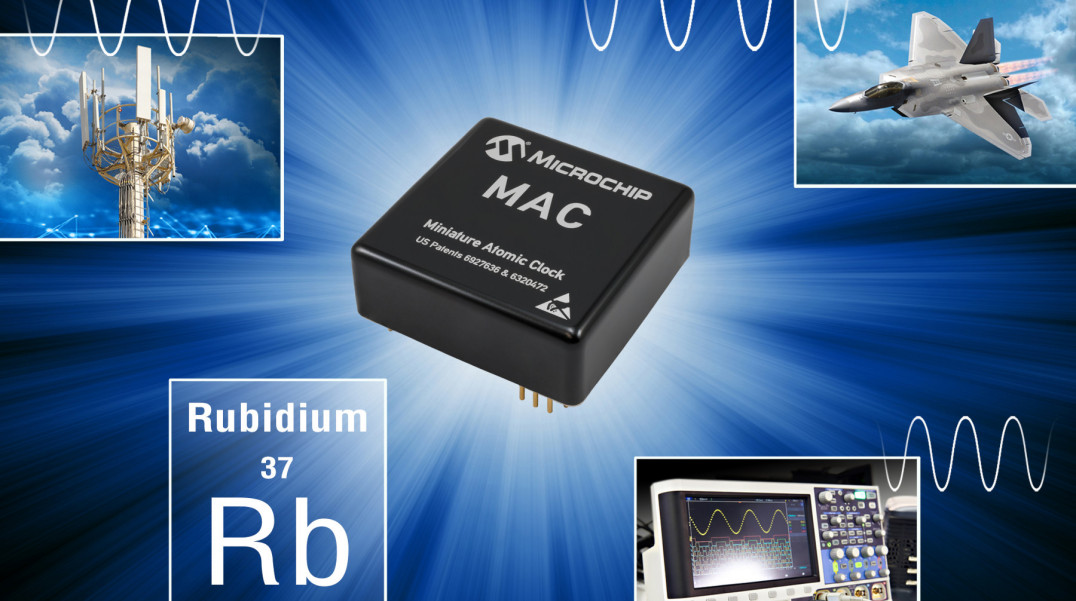 Miniaturowy rubidowy zegar atomowy o zakresie temperatur pracy od -40 do +75°C