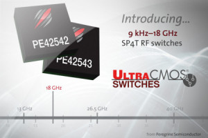 Przełączniki sygnałów w.cz. SP4T na pasmo 18 GHz