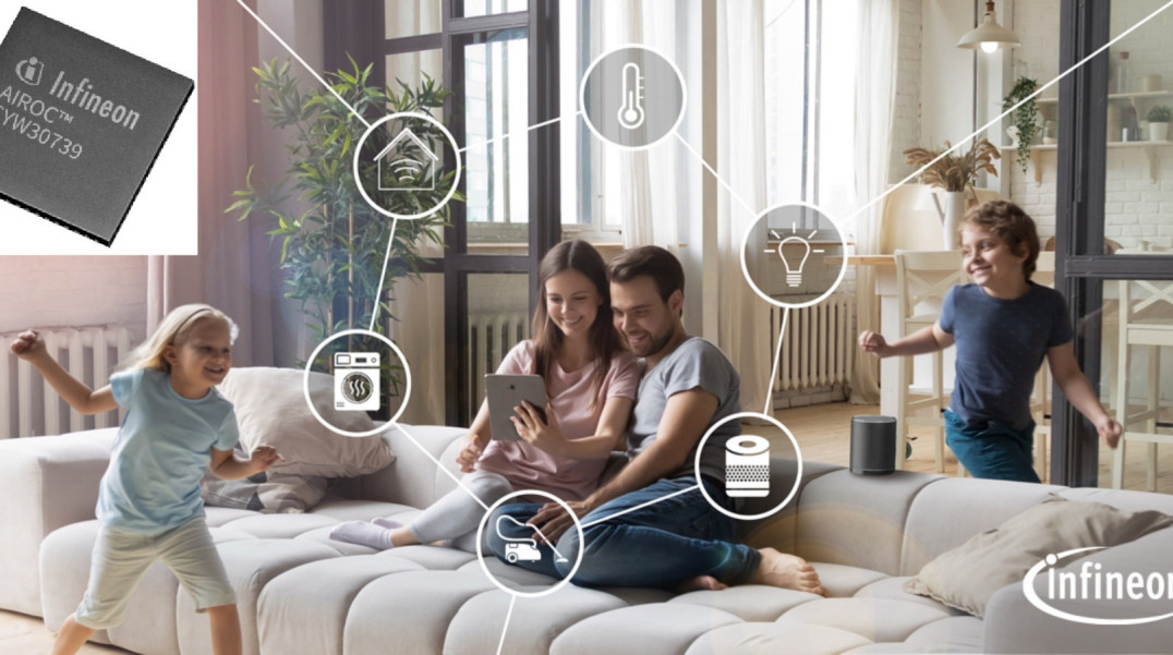 Energooszczędny transceiver Bluetooth LE + 802.15.4 do aplikacji smart home