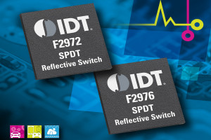 Odbiciowe przełączniki SPDT 5 MHz...10 GHz o małych zniekształceniach i stratach wtrąconych