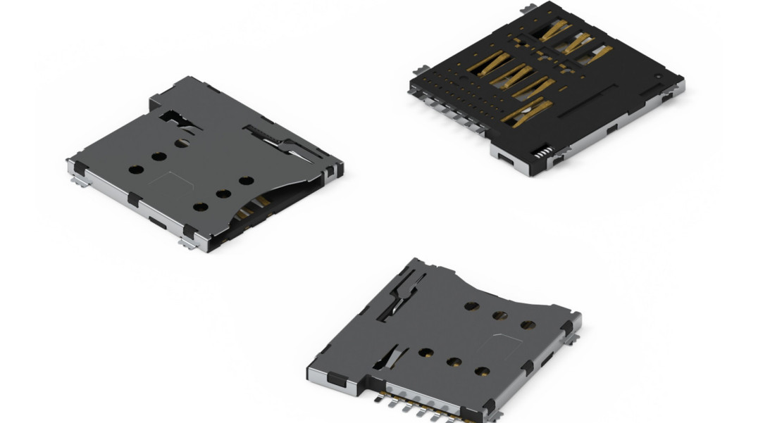 Złącze do kart micro SIM z mechanizmem Push & Push