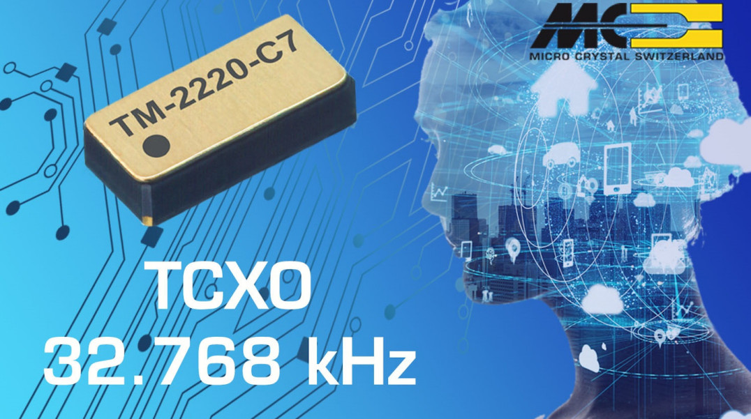 Oscylator 32,768 kHz o dokładności ±5 ppm w przemysłowym zakresie temperatury pracy