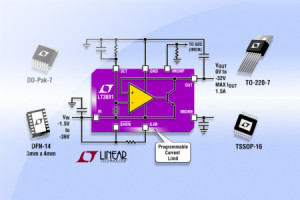 Regulator LDO 1,5 A z ujemnym napięciem wejściowym i wyjściowym
