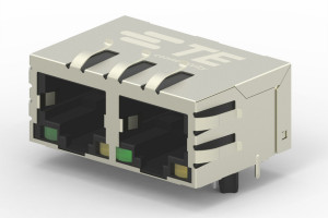 Gniazda przemysłowe RJ45 ze zintegrowanymi elementami magnetycznymi