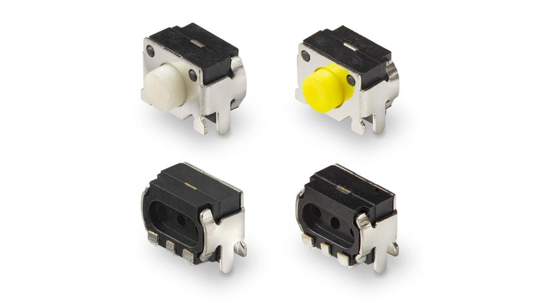Miniaturowe przełączniki serii PTS845 w wersji o żywotności zwiększonej do 1 miliona godzin