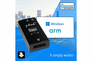 Oprogramowanie Segger J-Link dostępne w wersji dla środowiska Windows on Arm