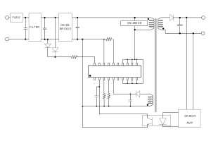 Scalone 45-watowe konwertery AC-DC z wbudowanym tranzystorem MOSFET