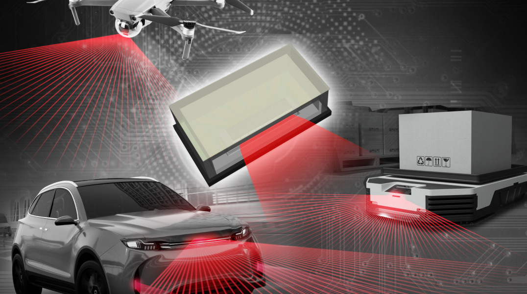Impulsowa dioda laserowa IR o mocy 1 kW do zastosowań w LiDARach