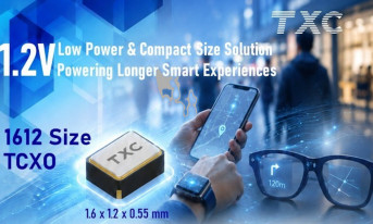 Oscylator kwarcowy z kompensacją temperaturową (TCXO) w obudowie 1612