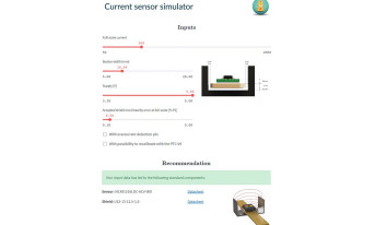 Symulator online do projektowania czujników prądowych z komponentami firmy Melexis