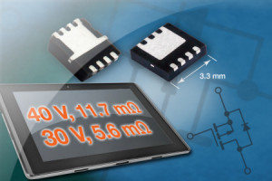 p-kanałowe MOSFETy 30 i 40 V w obudowach PowerPAK