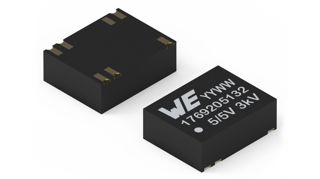 Izolowany 5-woltowy konwerter DC-DC o temperaturze pracy do +125°C