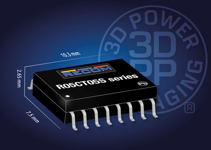 Tani konwerter DC-DC w obudowie SOIC-16 ze wzmocnioną izolacją do 5 kVAC