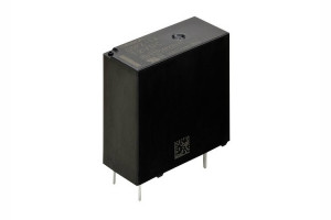 20-amperowy przekaźnik elektromechaniczny SPST-NO o wymiarach 25 x 24 x 10,5 mm