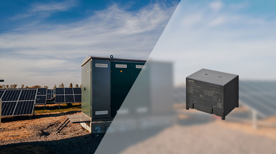 Przekaźnik dużej mocy G7EB firmy Omron w wersji o prądzie znamionowym zwiększonym do 120 A