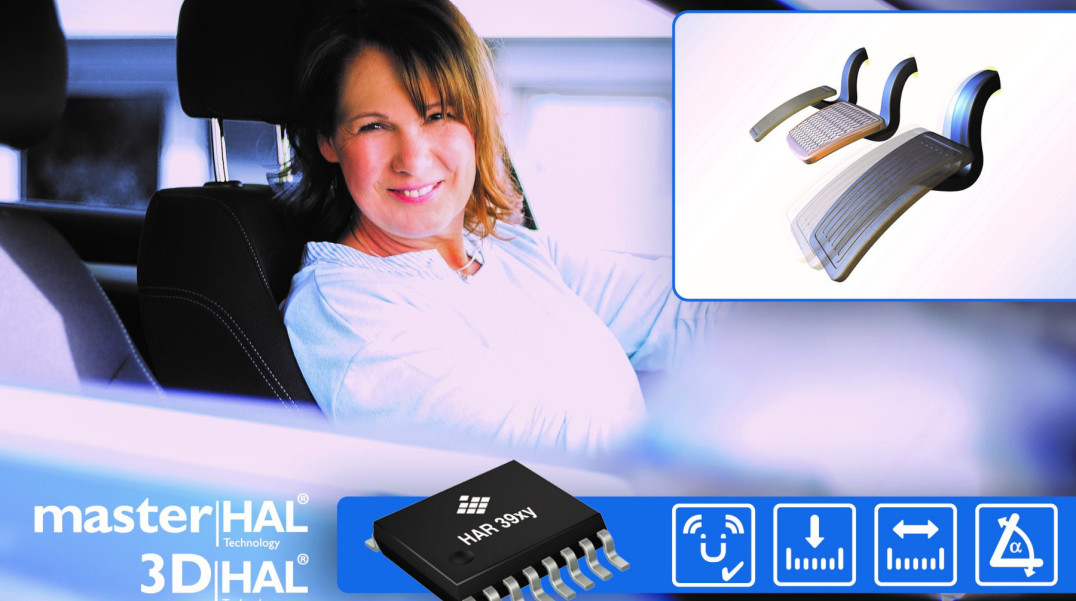 Samochodowe czujniki Halla z kompensacją zewnętrznego pola magnetycznego i interfejsem cyfrowym