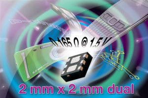 Podwójny p-kanałowy tranzystor TrenchFET 2 x 2mm o rezystancji kanału 54mΩ @ -4,5V