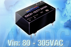 Zasilacze AC-DC 1...10 W o ultraszerokim zakresie napięć wejściowych