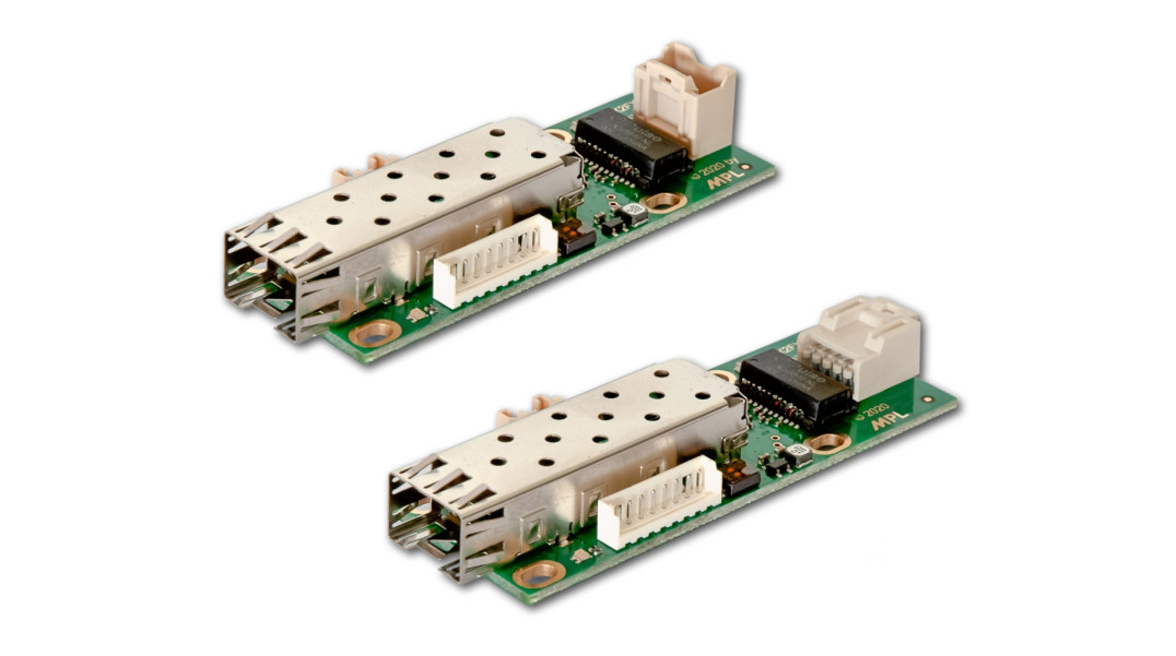Miniaturowy konwerter Ethernetu miedź-światłowód µTX2FX 
