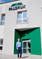 Po nowej siedzibie firmy Faldruk oprowadzał nas jej współwłaściciel - Tadeusz Piekarski