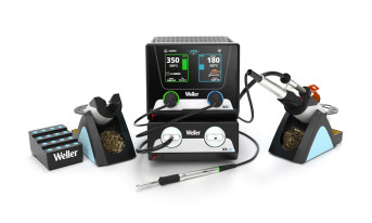 WXsmart 2-kanałowa stacja serwisowa 300 W/230 V z lutownicą WXUP MS i rozlutownicą WXDP 120, ESD