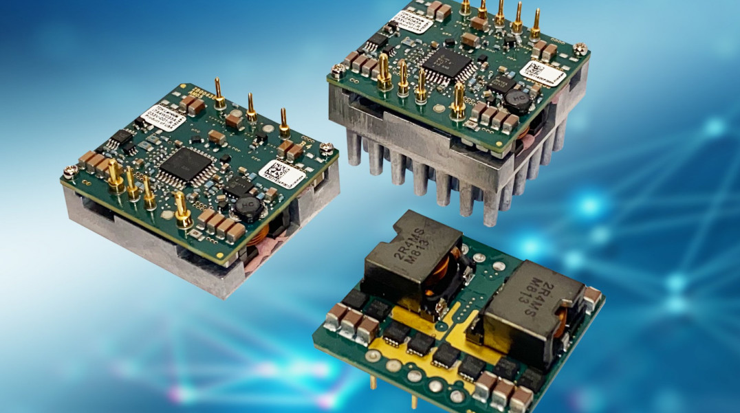 Konwertery DC-DC step-down formatu 1/16th brick o mocy 500 W