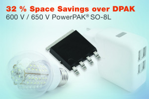 600- i 650-woltowe tranzystory MOSFET w obudowach PowerPAK SO-8L