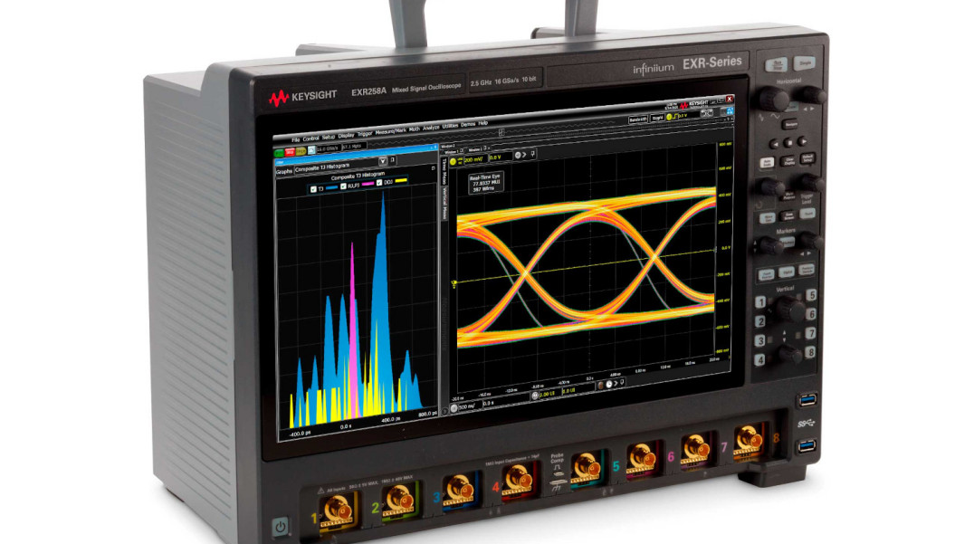 8-kanałowe oscyloskopy czasu rzeczywistego 2,5 GHz z funkcjonalnością 7 przyrządów pomiarowych