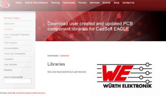 Nowe biblioteki komponentów firmy Wurth Electronics Midcom dla oprogramowania CadSoft Eagle