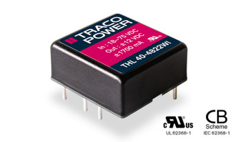 Tanie 40-watowe konwertery DC-DC w metalowych obudowach formatu 1,0" x 1,0"